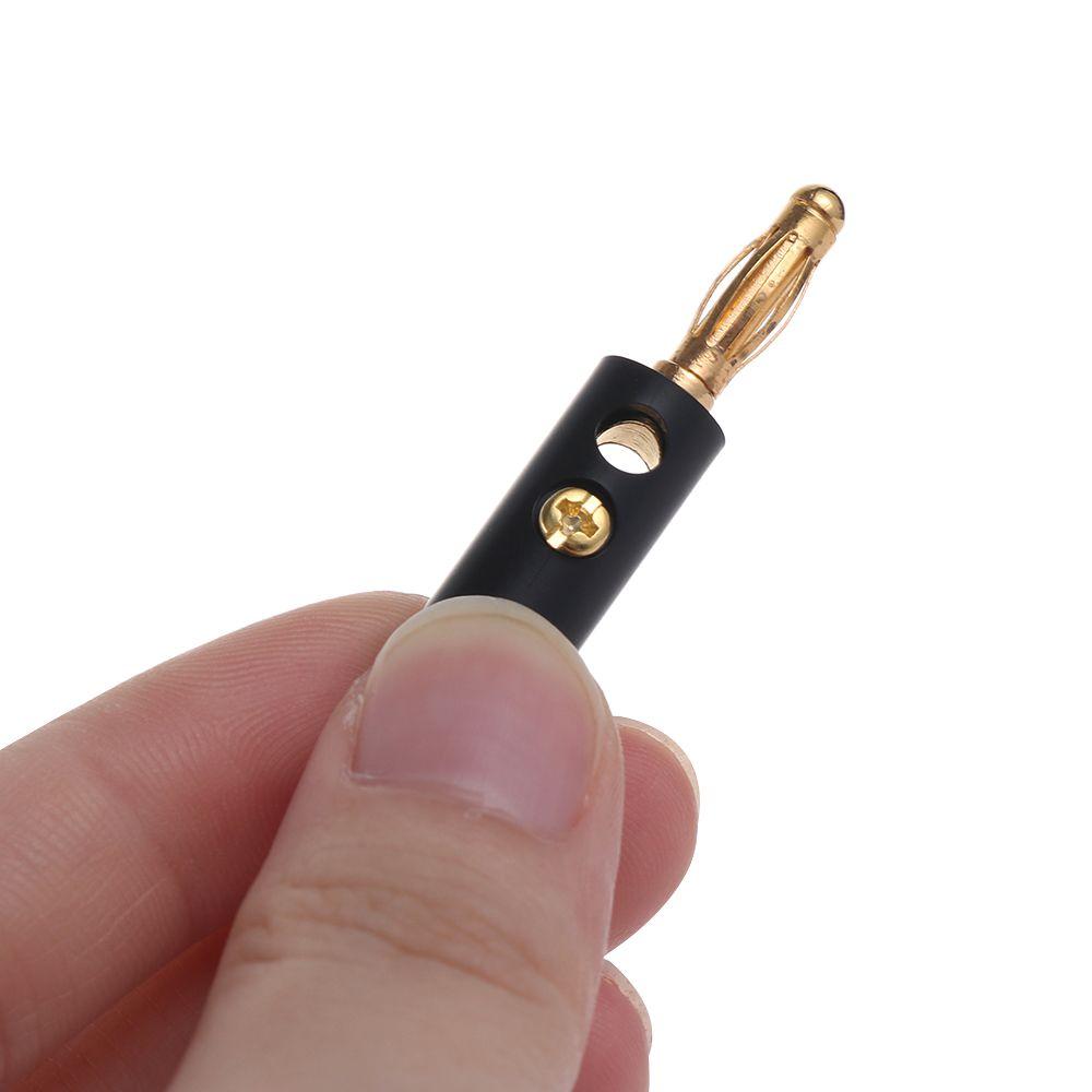 Винт Позолоченные Аксессуары для Динамиков Провод Кабель Разъем Штекеры для Динамиков Аудиоразъем Штекеры-Бананы