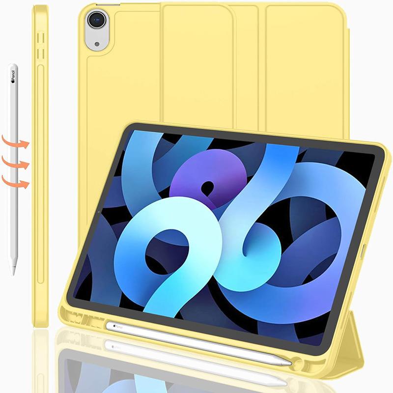 iPad Air 11-inch 4/5 Tri-Fold Protective Case with Pencil Slot TPU Soft Case Model Xst-010