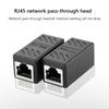 50PCS RJ45 Connector Network Extender Ethernet RJ45 Extender Adapter Gigabit Interface Female To Female 8 Core Network Connector