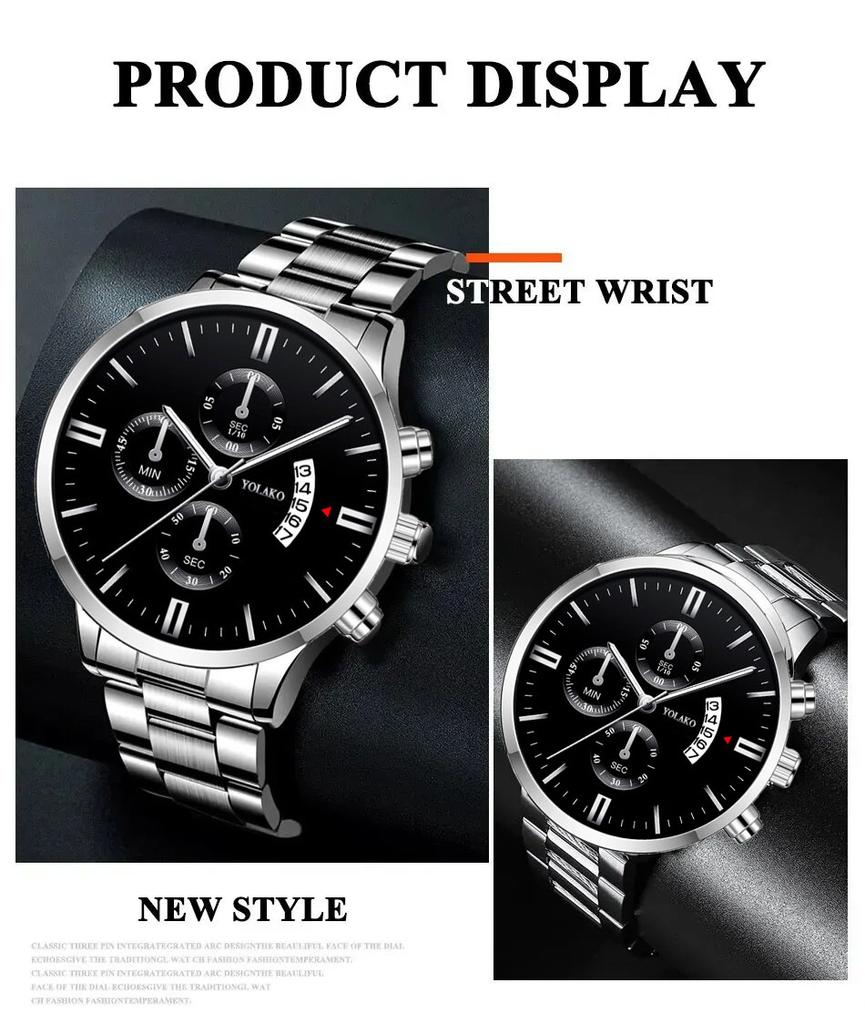 Высококачественные кварцевые часы с циферблатом и дисплеем для бизнеса и отдыха, водонепроницаемые для спорта, бега, отдыха, работы на открытом воздухе