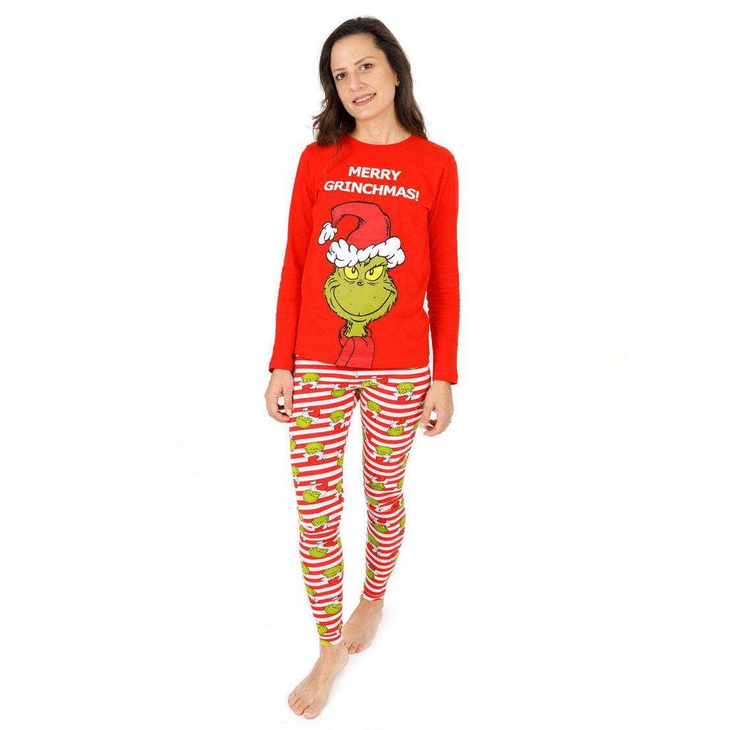The Grinch Womens/Ladies Christmas Pyjama Set