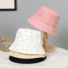 Hat Female Hot Diamond Striped Fisherman Spring and Summer Fashion Show Face Small Hat Sunshade Sun Protection Versatile Simple Versatile