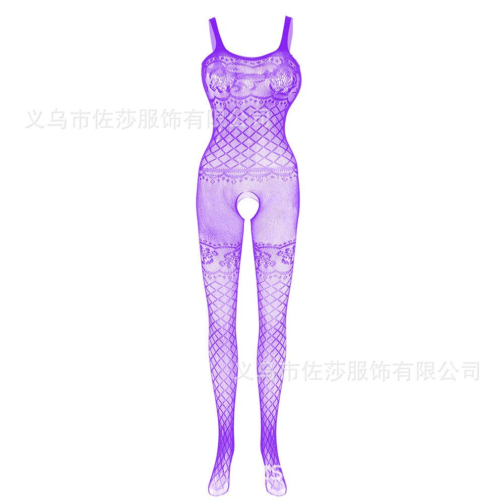 Sexy Underwear, Sexy Mesh, Jacquard Perspective Mesh, Open Shoulder Strap.