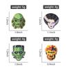 Cartoon Character Enamel Pins Custom Scary Skeleton Brooches Lapel Badges Cartoon Animal Jewelry Gift for Friends