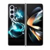 Чехол для Samsung Galaxy Fold 6 Крутое Космическое Животное Прозрачные Жесткие Чехлы для Телефона для Galaxy Z Fold6 5G 2024 Задняя Крышка Zfold6 Чехлы Capa