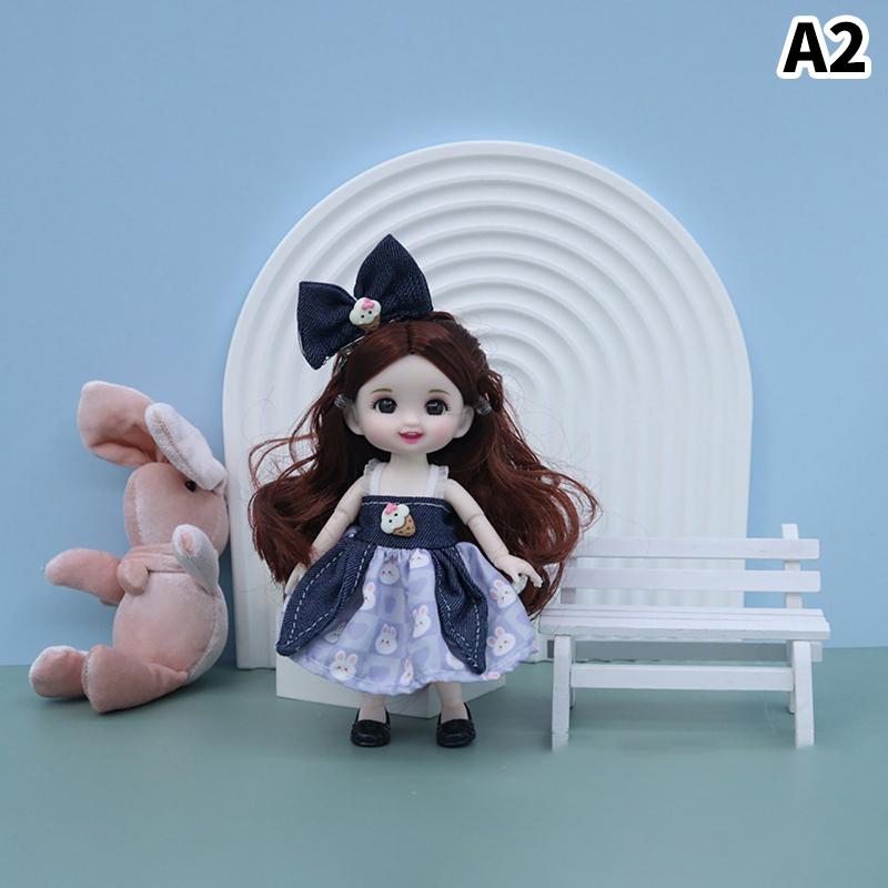 Innovative And Practical For Girls Birthday Gift Cute Princess Diy Dress Up Toys 16Cm Exquisite Mini Imitation Dolls