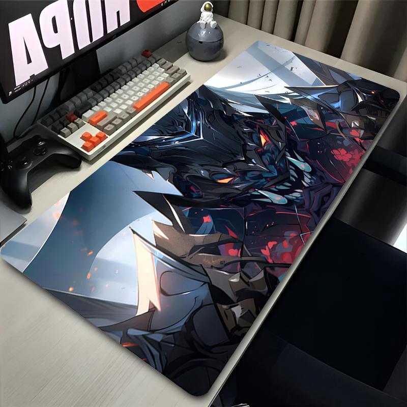 Mouse Pad Computer Size Mousepad Nonslip Gamer Keyboard Pad Anime Mausepad Design Hd Oni Hannya Samurai Mask Desk Mat Carpet