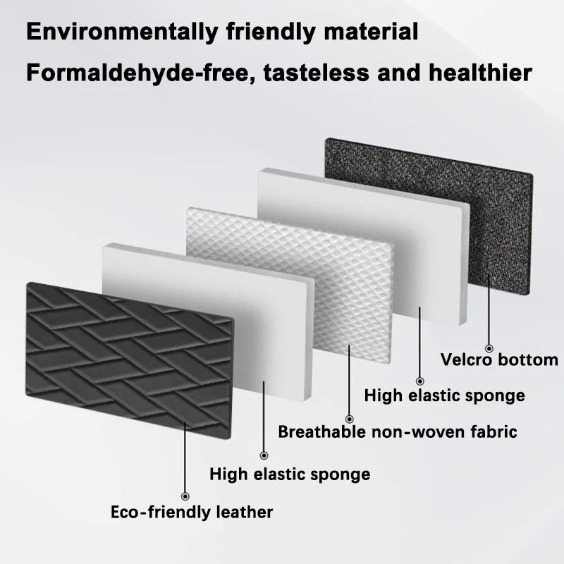 Кожаные коврики в багажник Полностью закрывающие Водонепроницаемый Нескользящий вкладыш Индивидуальный коврик для пола для Tesla Model Y 2017–2025 Автоаксессуары