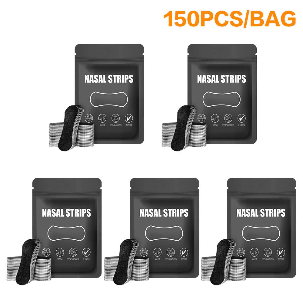Полоски для носа против храпа для коррекции дыхания, физическое расширение, дышащий назальный пластырь, улучшение сна, назальные полоски против храпа