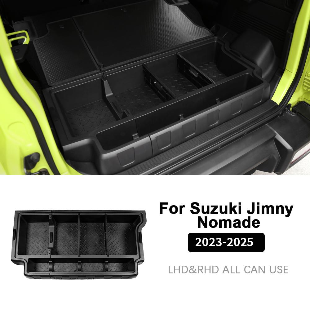 Для Suzuki Jimny Nomade 5-дверный 2023 2024 2025 JB64 ABS Органайзер-контейнер для хранения в багажнике автомобиля Кейс для багажника Инструментальный ящик для наведения порядка