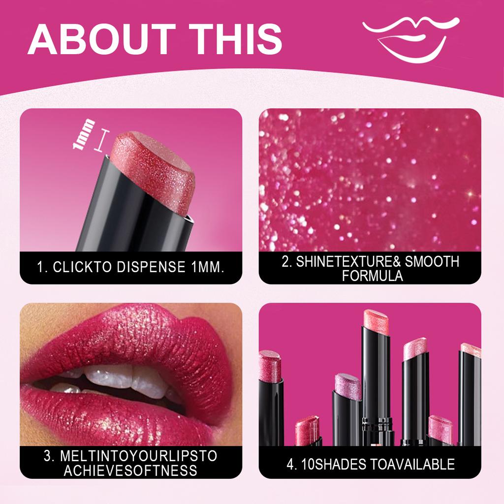 Алмазная перламутровая губная помада водостойкая стойкая антипригарная матовая бархатная блестящая помада красная сексуальная косметика для губ