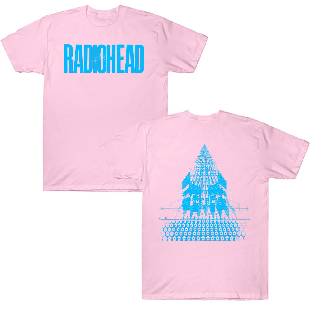 Radiohead Band Tour Graphic T Shirts Fashion Aesthetic Cotton Tees Summer New Harajuku Men Women Streetwear Oversized Breathable