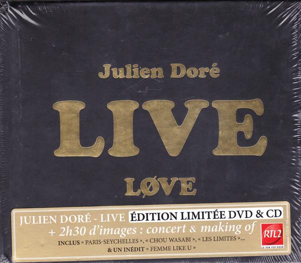 CD JULIEN DORÉ - Love Live 88875012722 Sony Music 2015 France Rock Used