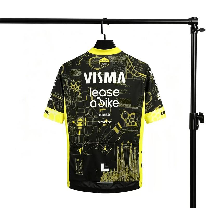 Mens Cycling Jersey Short Sleeve Breathable Quick-Dry Performance Top Road Bike Riding Use