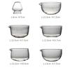 New Textured Matcha Bowl Glass Reusable Matcha Making Kit with Pouring Spout Tea Bowls Tea Lovers
