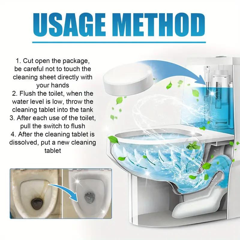 Таблетки для чистки туалета Шипучие таблетки Глубокая очистка Стиральная машина Дезодорант Чистящее средство Таблетки Автоматический очиститель туалета