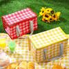 Picnic Bag Large Outdoor Cooler Box  Portable Thermal Insulated Cooler Bag Camping Drink Bento Bags Picnic Supplies Picnic Bag