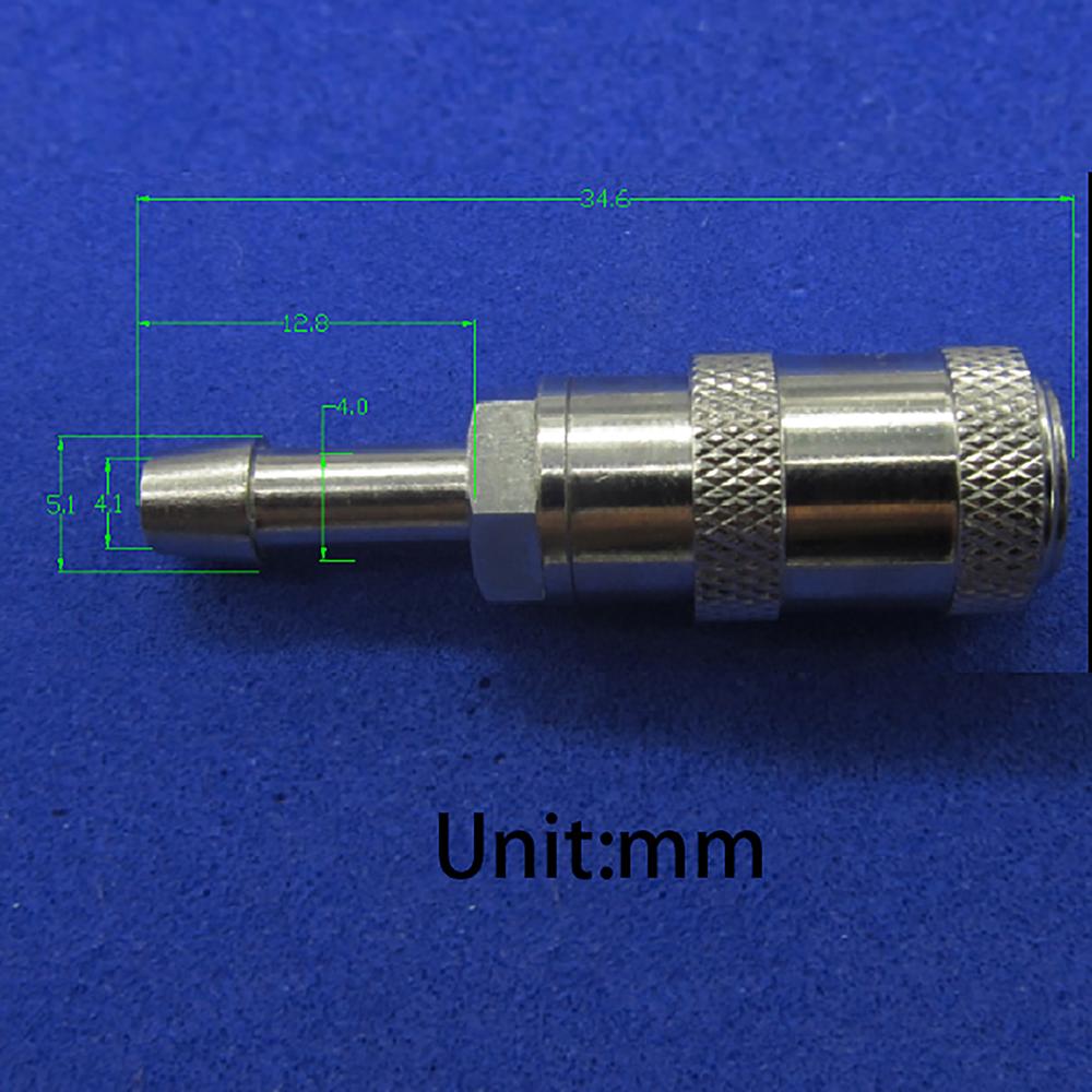 Универсальный быстрый разъем для MEK, Edan, Mindray, Nellcor, Siemens и т. д. Манжета для измерения артериального давления, однотрубная соединительная заглушка для воздушного шланга