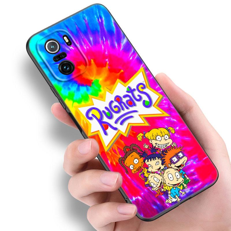 Мультяшный R-Rugrats черный силиконовый чехол для телефона Xiaomi Mi 9 SE 8 10 10T 11 12 13 Lite 9T 11T 12S 12T 13T 14 Pro 5G NE 11i 12X