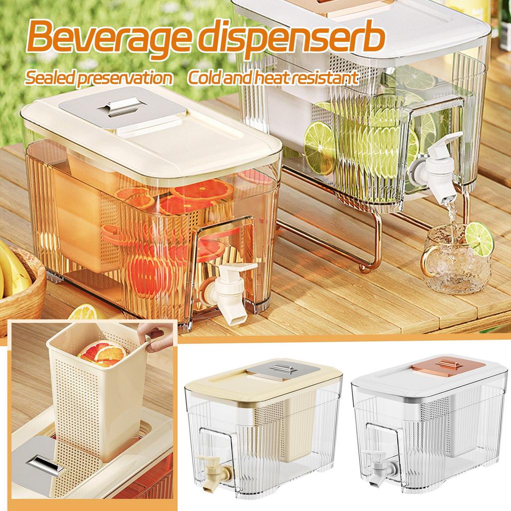 Диспенсер для напитков с краном, диспенсер для напитков в холодильнике, диспенсер для напитков на 6 л для вечеринок с соком или диспенсером для напитков для барбекю, пикника, вечеринки у бассейна