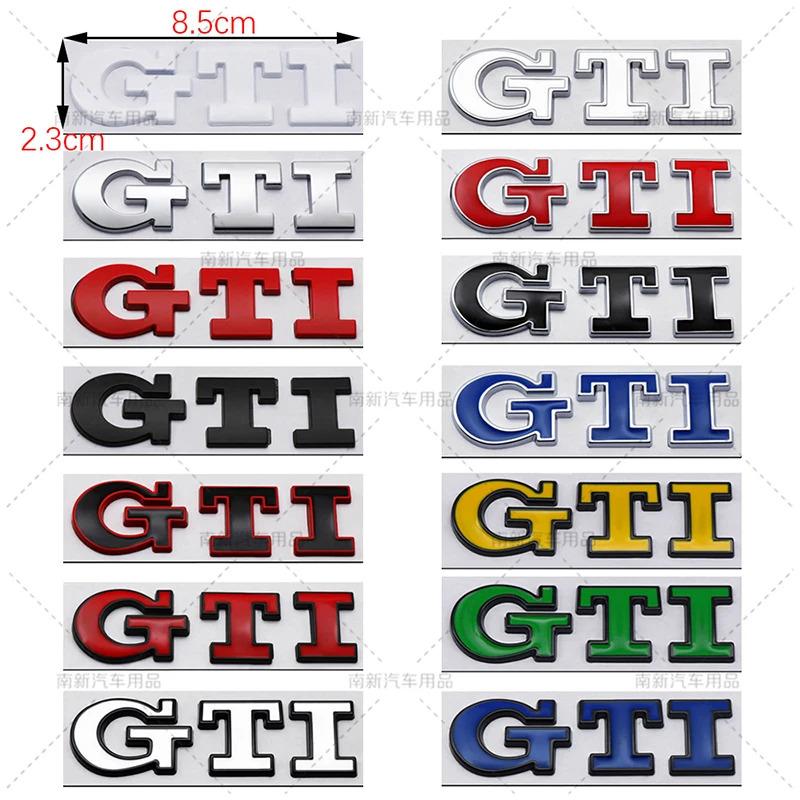 2026 Hot For Volkswagen VW 3D Metal GTI Grill Emblem Badge Rear Trunk Decal Car Sticker for Volkswagen VW Golf 5 6 7 8 MK2 MK3 M