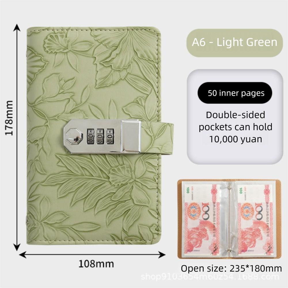 100 Envelopes Money Saving Challeng Couple Saving Money Notebook With Password Lock Savings Binder Reusable Budget Book