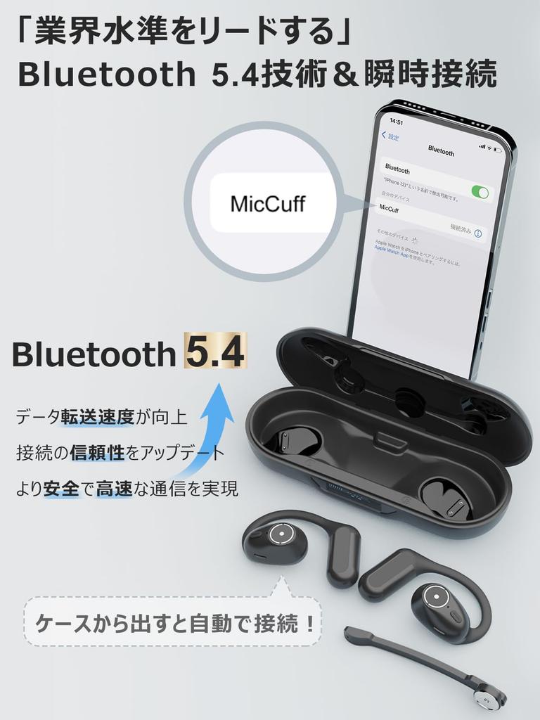Bluetooth Headset Industry High Standard Masterpiece with Detachable Open Earphones for OWS Can Be Used In One Ear or Both Ear Hook Bluetooth ENC