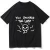 Модная футболка The Binding of Isaac You Unlocked The Lost Винтажные графические футболки Женские Классическая с круглым вырезом с коротким рукавом Мужские футболки
