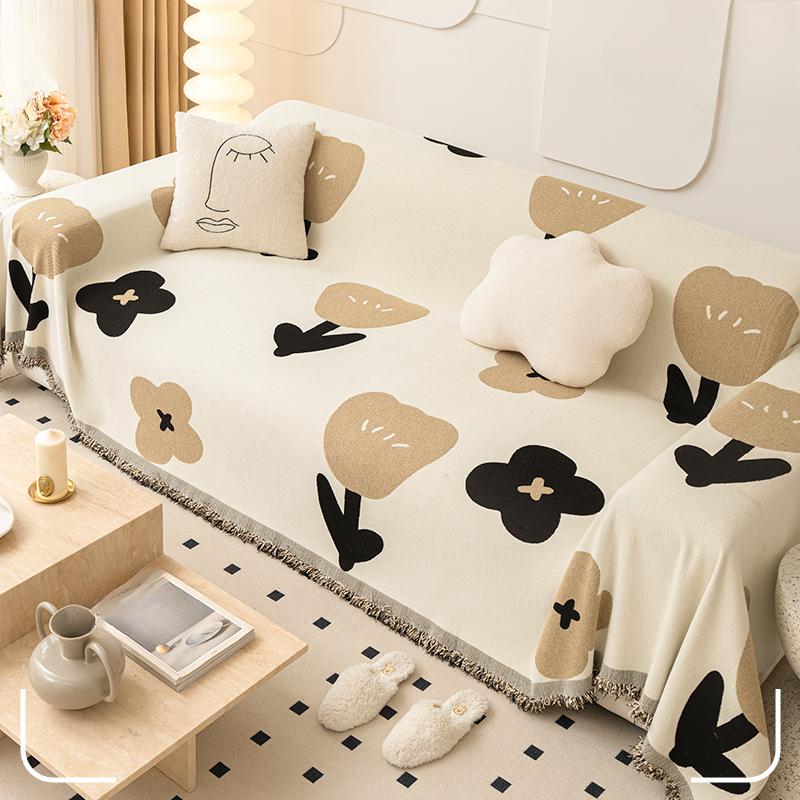 Chenille Sofa Towel French Retro Cover Cloth Sofa Cover Four Seasons Universal All Cover Blanket Cushion
