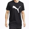 Puma Футболка с коротким рукавом с большим логотипом, мужские топы, черная 518382-02