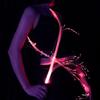 LED Fiber Optic Whip 7 Color Changing Glowing Light Up Whip for Rave Dance EDM Festival Stage Light Show