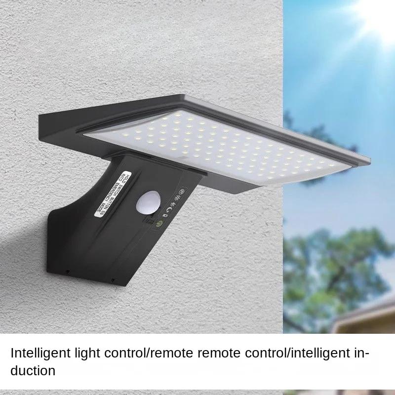 Solar Outdoor Lamps Garden Wall Motion Sensor Street Lawn Light IP 65 Waterproof Warm White Courtyard Solar Power Spotlighting