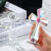 Хрустальный крест AB Color Ручная работа Христианский крест Фигурка Крест Настольный Декор для дома
