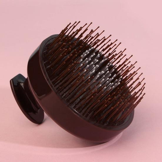 Массажер для кожи головы, щетка для шампуня с эргономичной ручкой для мужчин и женщин, портативный дорожный очиститель для роста волос, скруббер, щетка для очистки