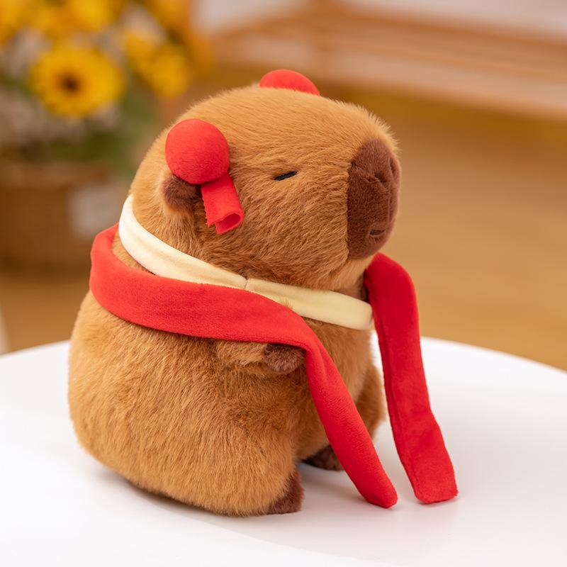 Милая кукла капибара превращается в плюшевую игрушку капибару Нечжа. Кукла капибара. Подарок на день рождения.