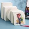 300g Watercolor Postcards: Round & Square Medium Texture Wood Pulp Paper