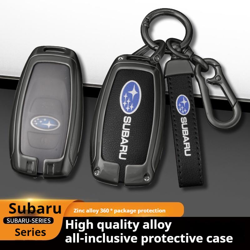 Для Subaru Sti Brz Wrx Xv Ascent Forester Outback Impreza Legacy Автомобильный Чехол-сумка для ключей из цинкового сплава Металлическая оболочка для автомобильного ключа Автоаксессуар