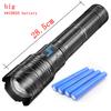 High Power Self Defense Flashlight Aluminum Camping Rechargeable Lamp Electric Teaser Ultra Powerful Defense 18650 LED USB Light