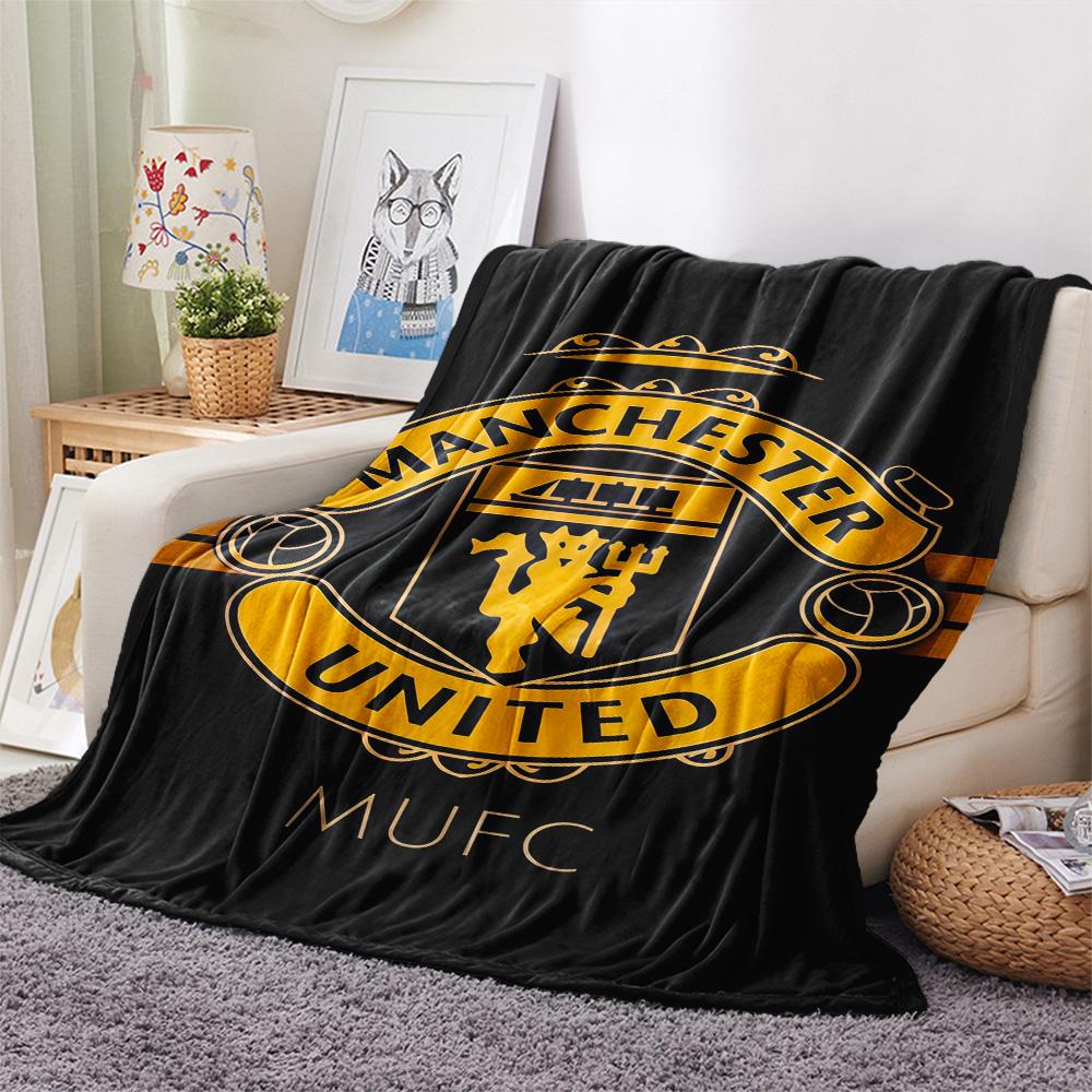 Man Utd Print FlAannel Blanket, High quality Comfortable for All Seasons, Home Decor, Warmth and Comfort