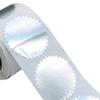 250Pcs/Roll 4.5Cm/1.77In Multi-Color Gear Steel Seal Certificate Gift Box Packaging Embossed Seal Sticker