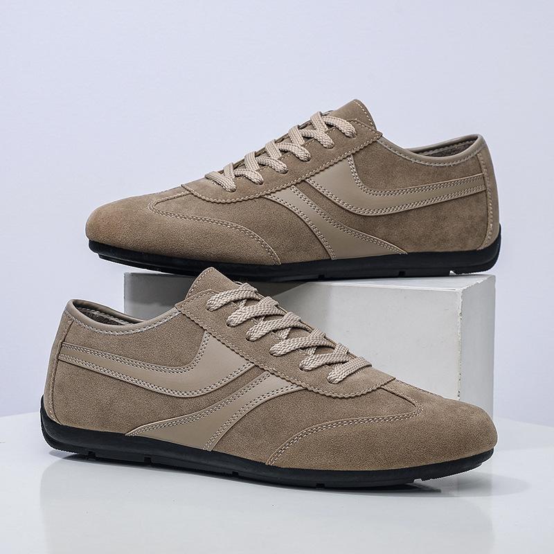Men's Casual Shoes Fashion Retro Flat Shoes Lace-up Spring Autumn 2025 Fashion Non Slip Comfortable Men's Casual Sports Shoes