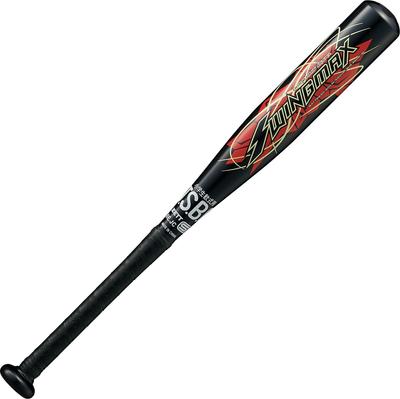 ZETT Бита Swing Max Youth Baseball Metal 350г Черная BAT75630, (Супер Дюралюминий), 60см, Средний, (1900),