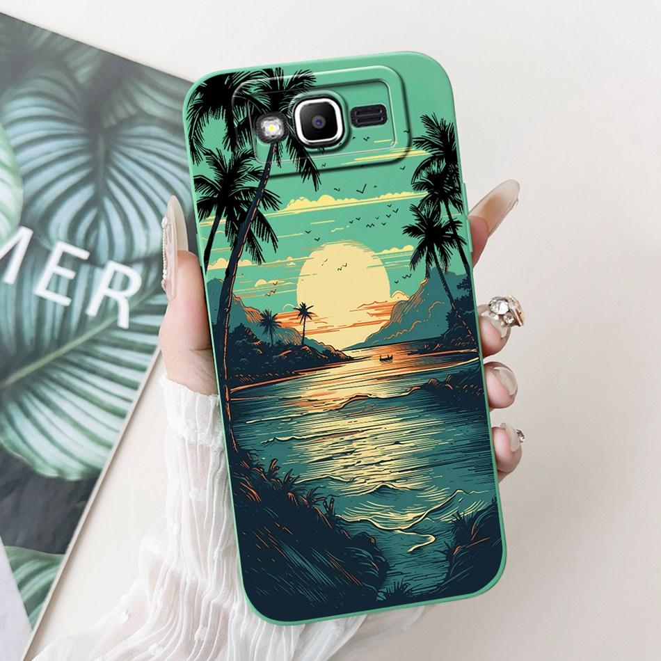 For Samsung Galaxy J2 Prime G532 Fashion Dusk Beach Painting Phone Case For Samsung Grand Prime G530 G531 Soft Silicone Cases