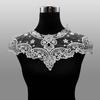 Нежный полый дизайн, моющийся кружевной искусственный воротник, цветочная сетка, аппликация для одежды для швейного магазина