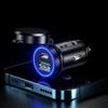 Модернизированное автомобильное зарядное устройство USB C мощностью 60 Вт, быстрая зарядка 3.0 PD USB FCP SCP для iPhone, Xiaomi, Samsung, быстрая зарядка, автомобильное зарядное устройство для телефона