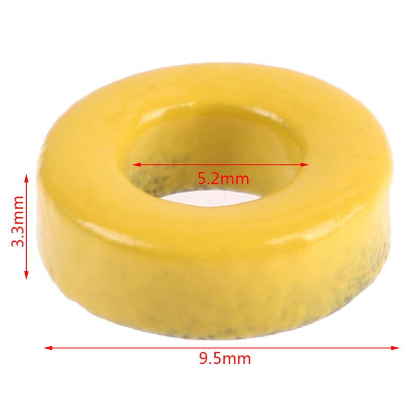 T37-6 Железный порошковый сердечник 9,5*5,2*3,3 мм Al3.0Nh/N2 8.5Uo Ферритовый тороидальный сердечник