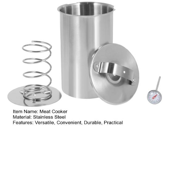 Мясная плита из нержавеющей стали, пресс для мяса, многофункциональный пресс для ветчины, маркер, машина, термометр с домашней кухней