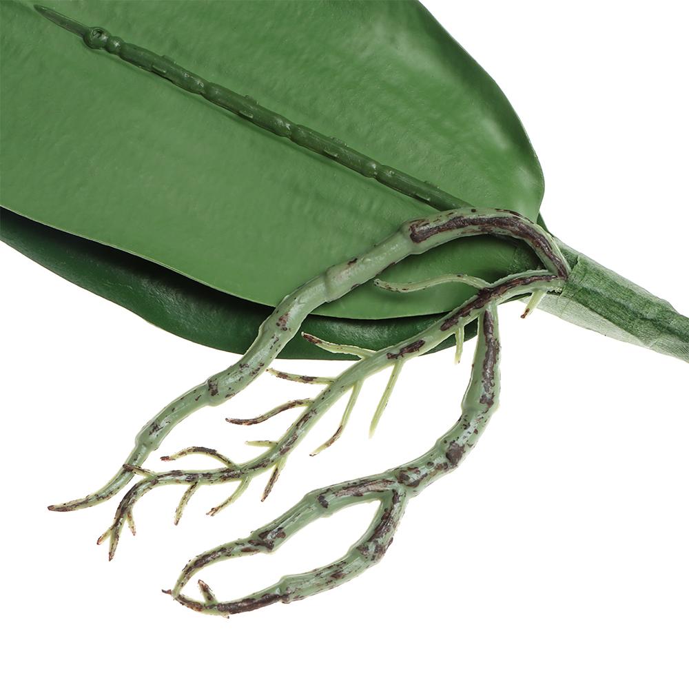 Украшения Декоративные цветы Пластиковая трава Фаленопсис Лист Имитация листьев Искусственные растения