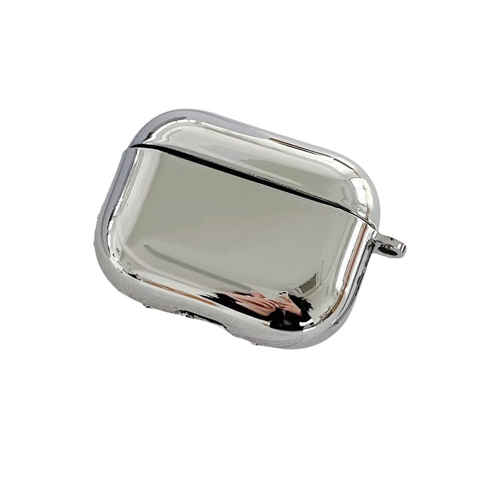 Electroplate Earphone Case For Airpods 4 Simple Protective Plastic Case Case Cover Headphone Pr U7I0