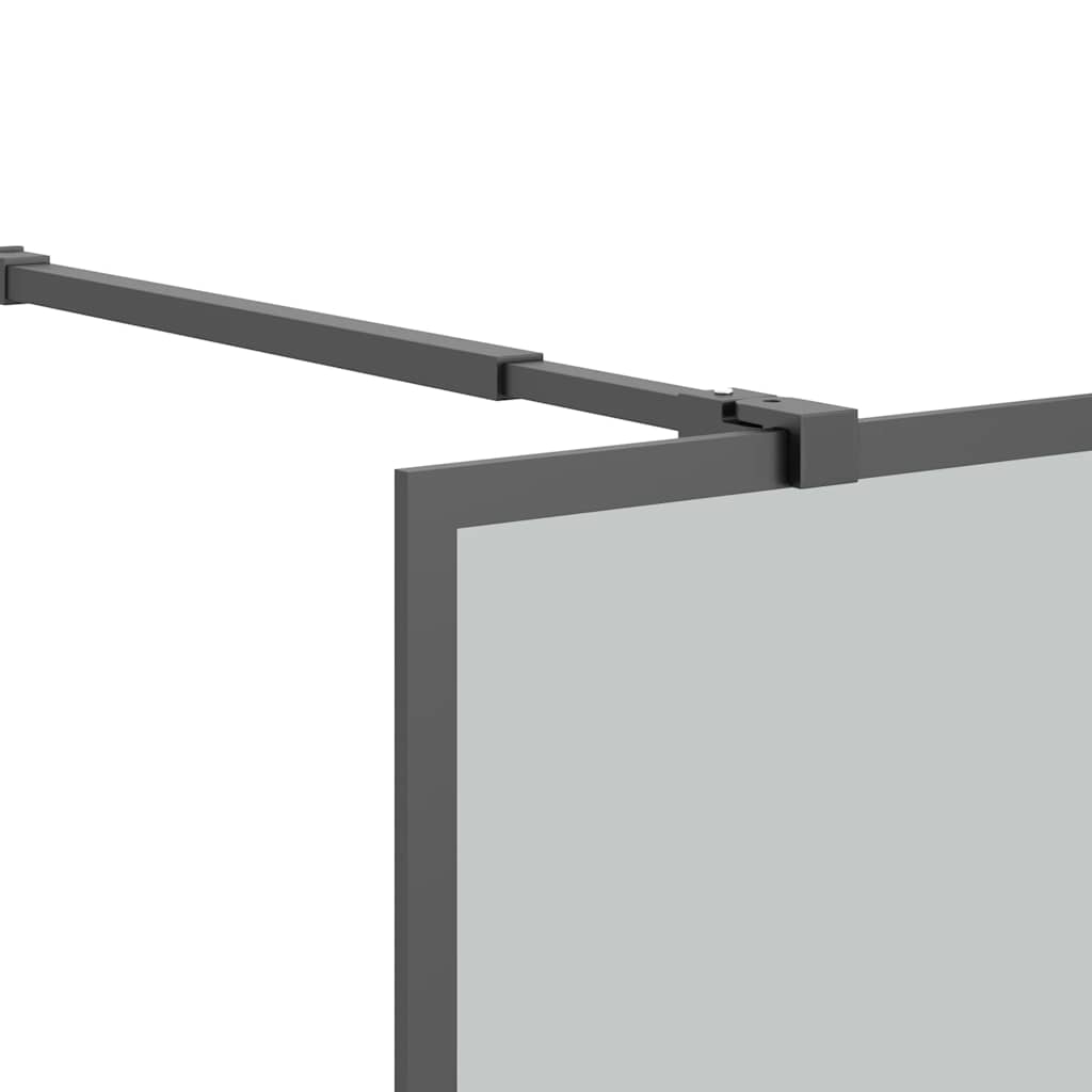 Walk in Shower Screen for Walk in Shower 90 x 195 cm Dark Safety Glass